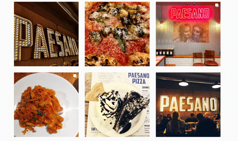 Restaurant Instagram Feed Branding